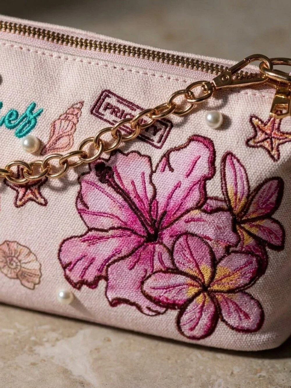 Tropical Charm Beaded Shoulder Bag - Picture 3 of 9